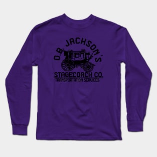 O.B. Jackson's stagecoach Long Sleeve T-Shirt